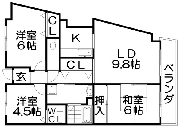 リシャールコートの物件間取画像